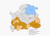Karte Landkreis Nordhausen | creactie