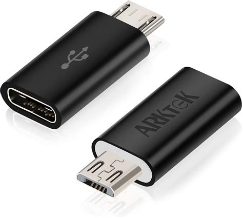 ARKTEK Micro USB Adapter Micro USB Male To Type C Female Data Sync Charging Converter For