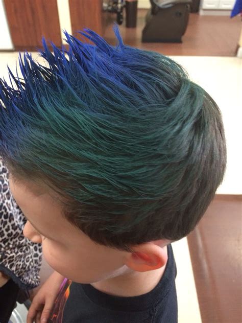 My Client Fohawk Little Boy Hair Blue Hair Green Hair Boys