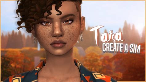 The Sims 4 Create A Sim 🌰 Tara Cas And Lookbook Full Cc List Youtube