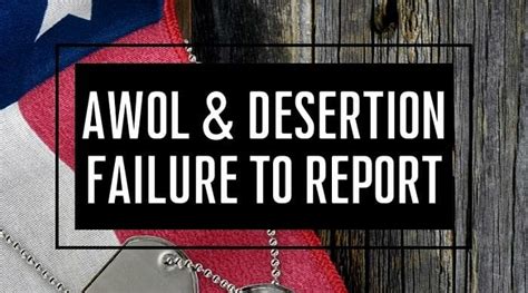 Awol And Desertion