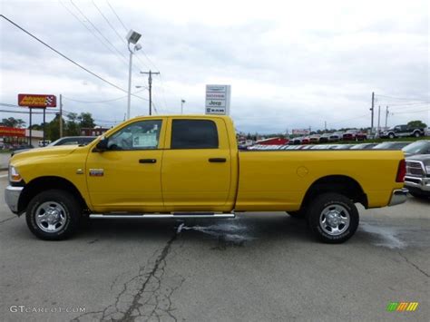 2012 Yellow Dodge Ram 3500 Hd St Crew Cab 4x4 71744919 Photo 2