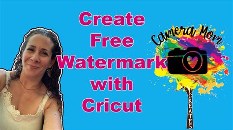 Add A Free Watermark With Cricut Design Space Youtube