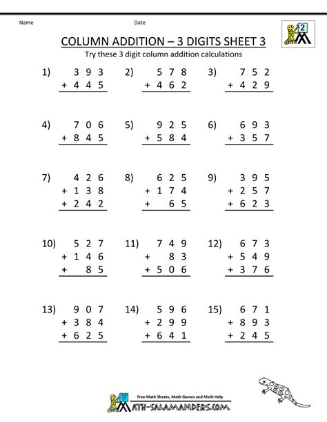 View Math Worksheets For 2nd Grade Addition And Subtraction Pictures