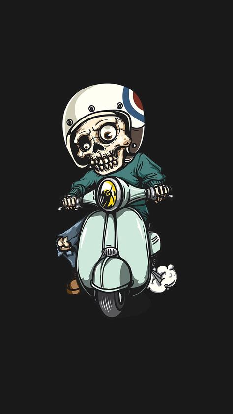 If you're looking for the best wallpaper keren then wallpapertag is the place to be. Zombie on Scooter iPhone Wallpaper - iPhone Wallpapers : iPhone Wallpapers