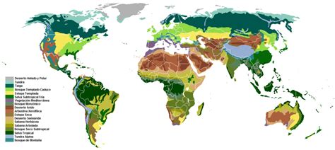 World Biomes Map Full Size Ex