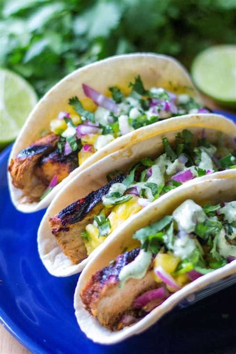 Cilantro Lime Chicken Tacos A Wicked Whisk