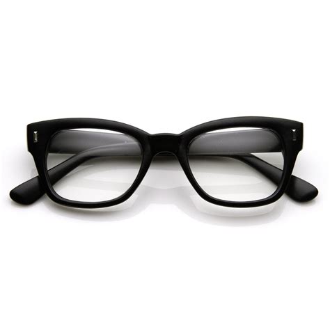 Bold European Gq Optical Rx Clear Lens Glasses Zerouv