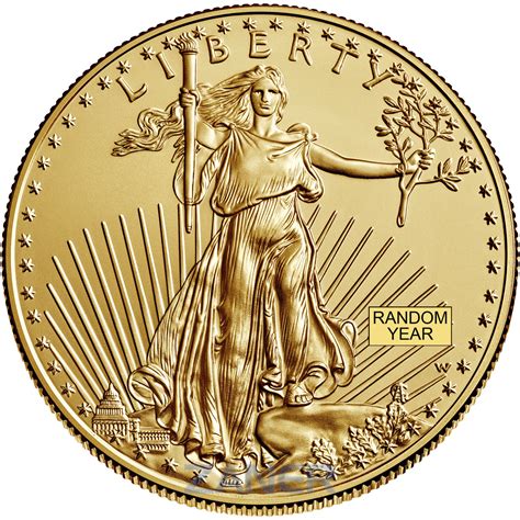 Zaner Precious Metals American Gold Eagle Bullion Coin 1 Troy Ounce