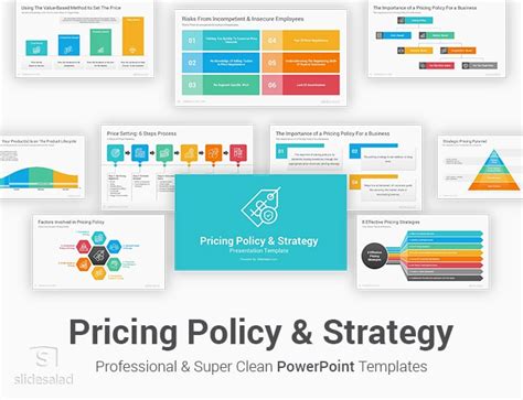 Pricing Policy And Strategy Powerpoint Template Slidesalad