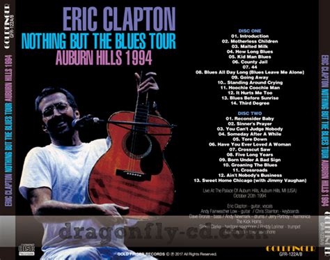 Eric Clapton Nothing But The Blues Tour Auburn Hills 1994 Dragonfly