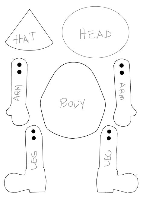 Parts Of The Body For Cut Kids Printable Tedy Printable Activities