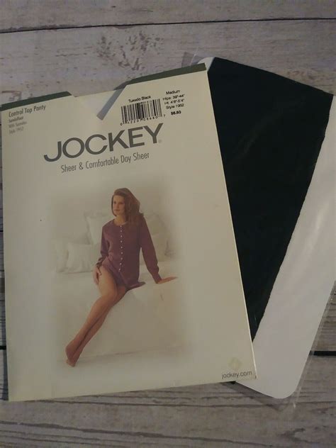 Jockey For Her Pair Vintage Pantyhose Hosiery Contro Gem