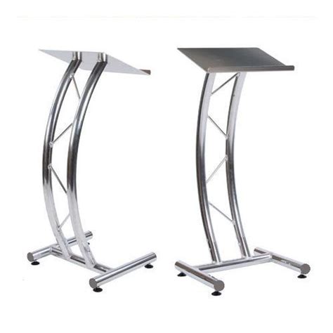 Curved Truss Podium Metal Speaking Platform Podium Design Lectern