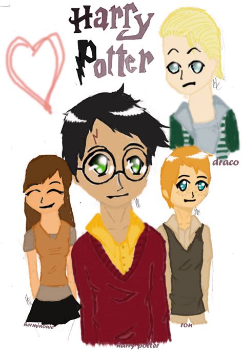 The Harry Potter Gang By Hinata8d On Deviantart