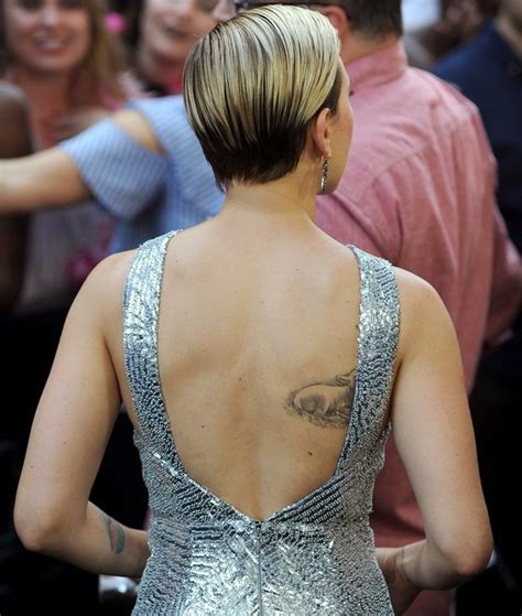Scarlett Johansson Showed Off Her Tattoo Of A Lamb