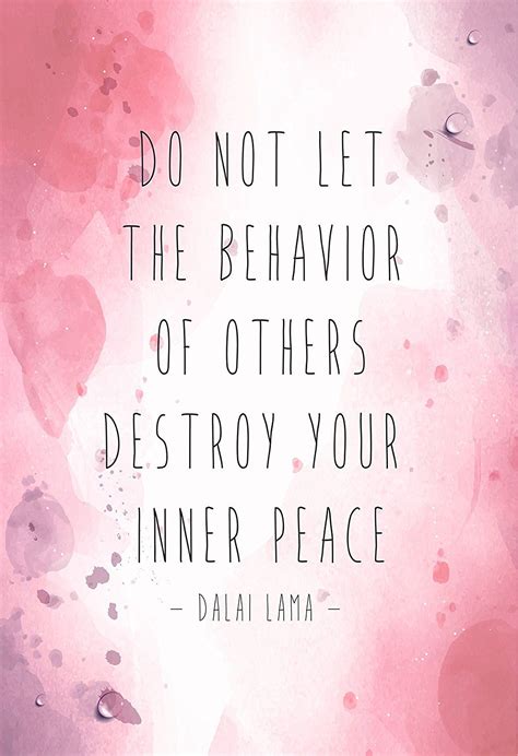 11x17 Inspirational Wall Print Do Not Let The Behavior Of Others