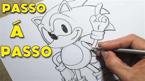 Como Desenhar O Sonic Tutorial De Desenho Passo á Passo Youtube