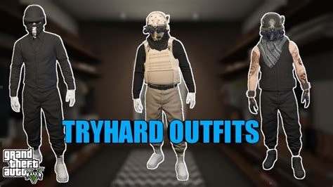 How To Make 3 Tryhard Outfits Gta 5 Online Youtube