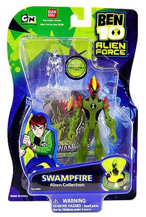 Ben 10 Alien Force Alien Collection Swampfire 4 Action Figure Bandai