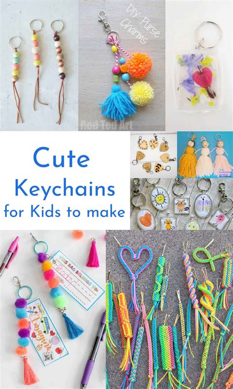 25 Diy Keychain Ideas For Kids To Make Emma Owl