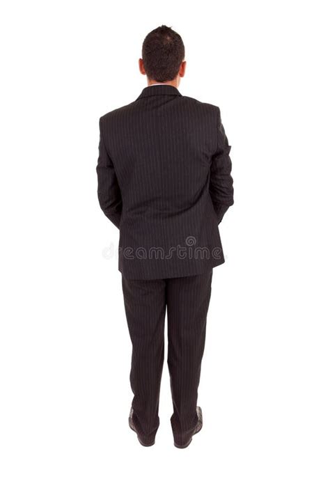 Business Man Posing Backwards Stock Photo Image Of Corporate