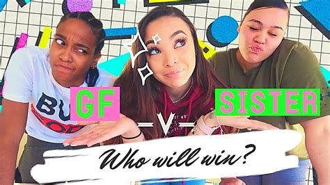 Gf V Sister Who Knows Me Better Challenge Youtube
