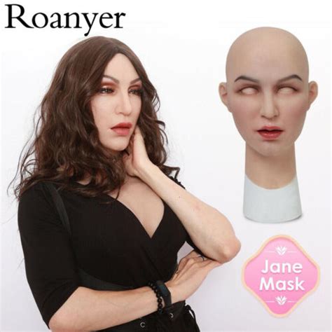 Roanyer Silicone Female Mask Human Mask Cosplay Crossdresser Ebay