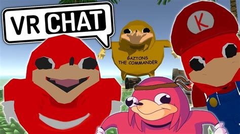 Ugandan Knuckles Do You Know The Way Vrchat Youtube