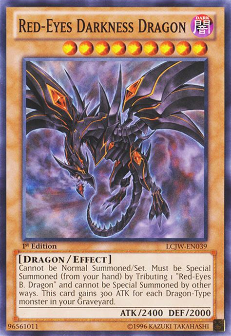 The main tactic with this deck is to get 3 of your red eyes black dragon up on the field, if you play your cards right this shouldent be a problem. Red-Eyes Darkness Dragon - Yugipedia - Yu-Gi-Oh! wiki