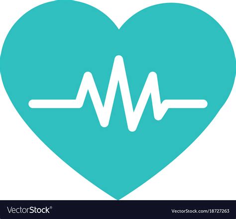 Heart Medical Symbol Royalty Free Vector Image