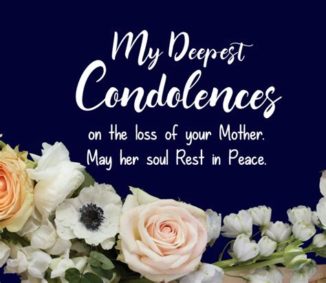 70 Messages De Condoléances Sur Le Décès De La Mère Wishesmsg 2024