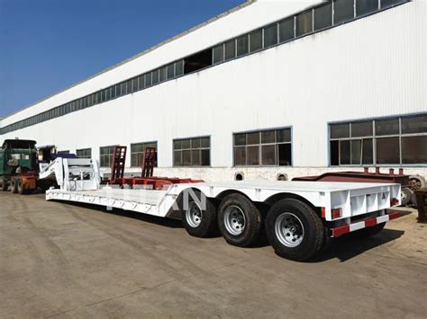 Titan 3 Axles 100 Ton Military Lowboy Trailer For Sale With Dolly
