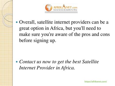 Ppt Get The Best Satellite Internet Provider In Africa Powerpoint