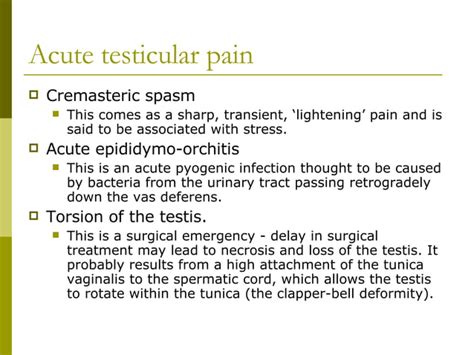 Inguinal And Scrotal Swellings And Scrotal Pain