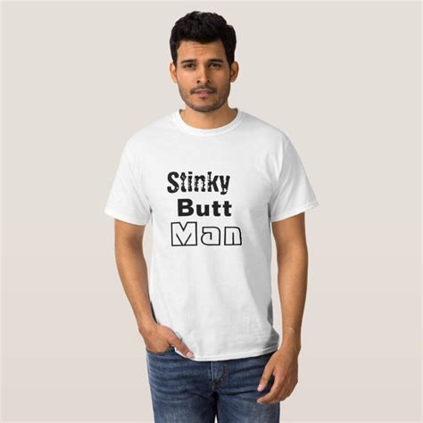 Stinky Butt Man Mens T Shirt