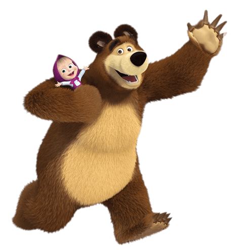 Masha And The Bear Png Images Transparent Free Download Pngmart