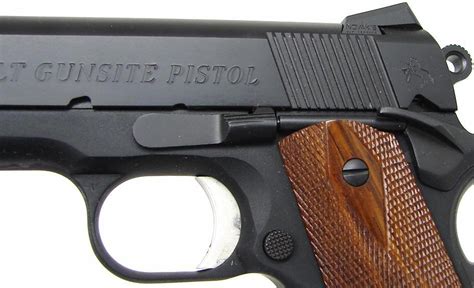Colt Cco Gunsite 45 Acp Caliber Pistol Custom Shop Model With
