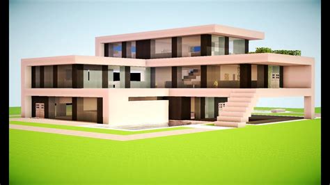 In this map you will find a nice and modern house, so you can explore it or use it as a starter for your survival. Minecraft: how to build a modern house - (minecraft modern ...