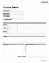 Employee Review Forms Free