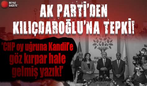 Beyaz Gazete On Twitter Ak Parti Den K L Daro Lu Nun Hdp Ziyaretine