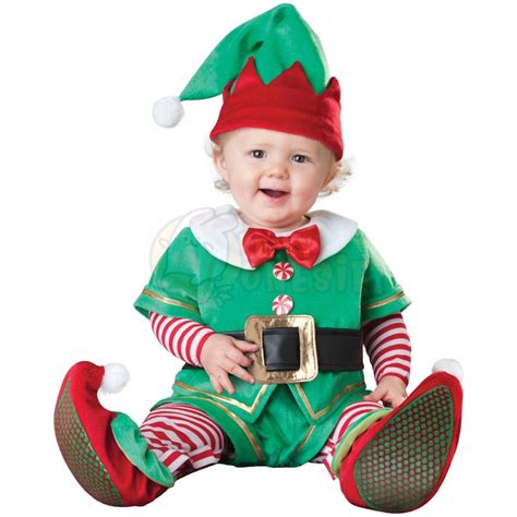 Infant Santa Outfit Elf Snowman Reindeer Costume Luckyonesie