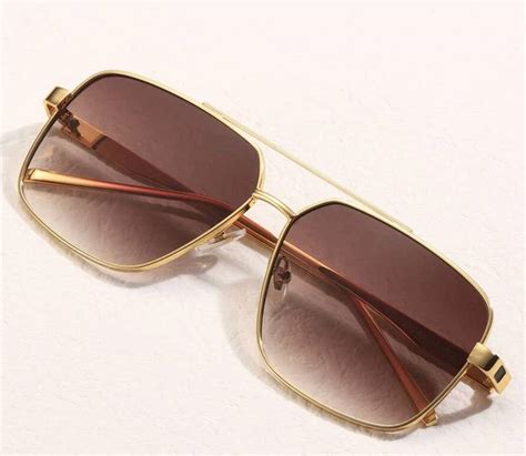 Vintage Rare Gold Aviators Sunglasses Grailed