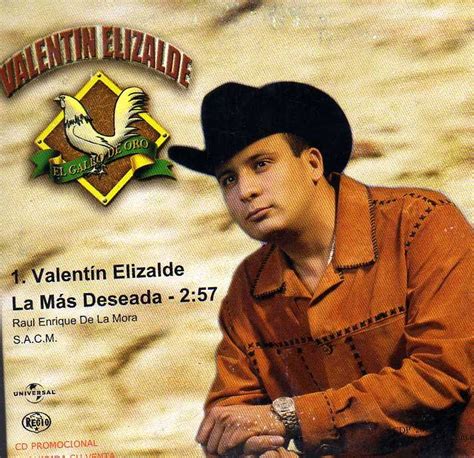 Cd Singlepromo De Valentin Elizalde La Mas Deseada 2004 10000 En
