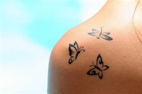 3 Sisters Tattoo Butterfly Tattoos For Women Shoulder Tattoos For