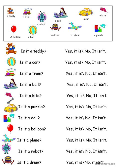 Toys Vocabulary Practicing English Esl Worksheets Pdf And Doc