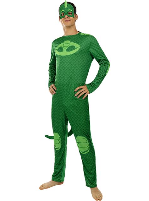 Gekko Costume For Adults Pj Masks Express Delivery Funidelia