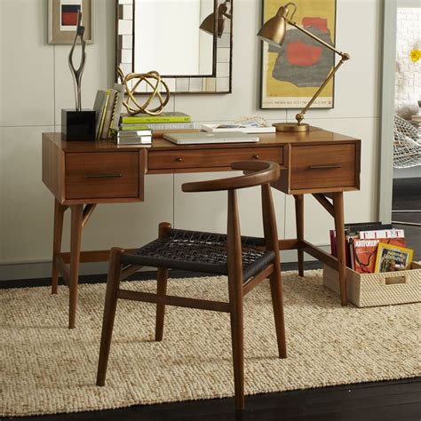 Wood desk, computer desk, writing desk, industrial desk, simple desk, minimalist desk, custom desk, mid century modern, home office desk. 5 Home Items Worth Splurging On - TheUrbanRealist