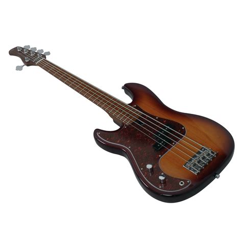 Sire Marcus Miller P5 Alder Left Handed 5 String Bass Guitar In Tobacco