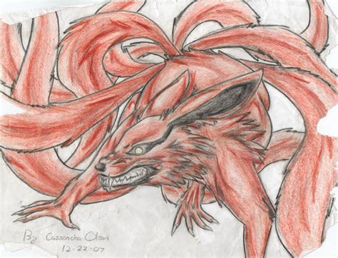Old Nine Tailed Fox Drawing By Cassismolassis On Deviantart
